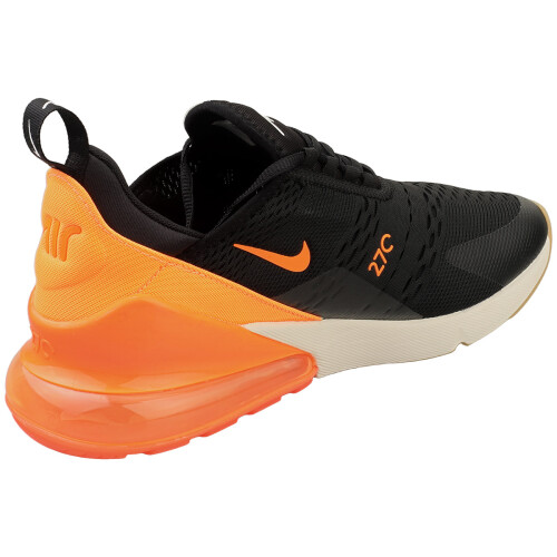 Nike (45) Nike Air Max 270 Herren Sneaker Schwarz Orange 1