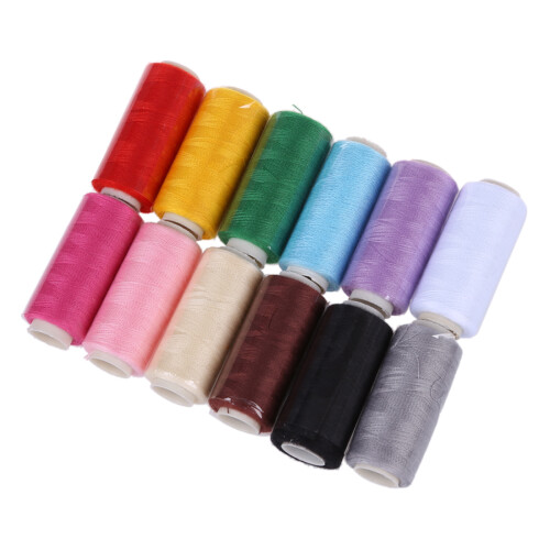 12 Pcs Multicolor Sewing needle Thread Tailoring Line 2