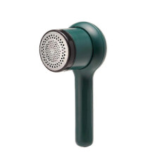 Fabric Shaver, Remover Cutters Hair Ball Trimmer Portable Charging Fabric Shaver Clothes Fuzz Pellet Trimmer for Clothes 1PcsGreen