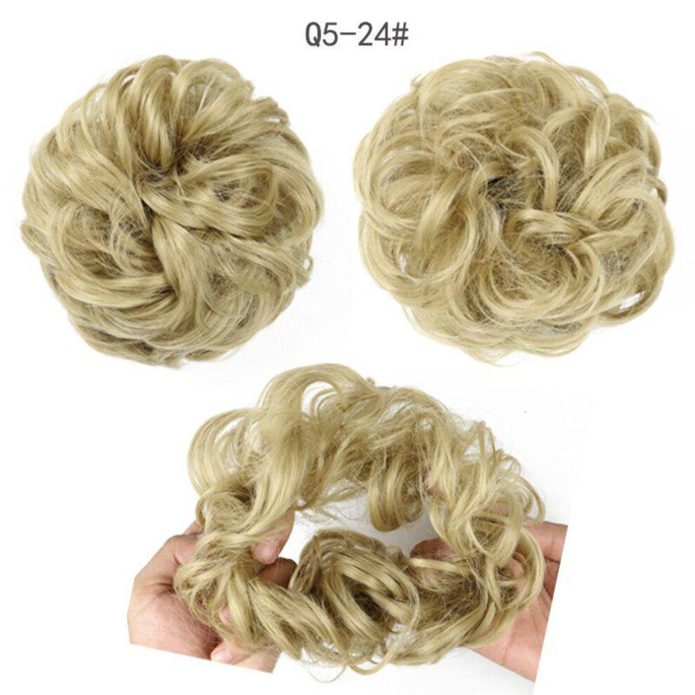 (as the picture, 24) Women's Synthetic Chignon Hair Bun