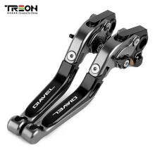 (TI BK TI) For Ducati Diavel/carbon/xdiavel/s 2011-2017 2018 Motorcycles Cnc Foldable Extendable Brake Clutch Levers Handlebar