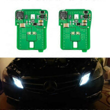 (2pcs, GERMANY) 2Pcs Xenon White 6000k LED Parking Position Lights For Mercedes-Benz W212 E-Class AMG 2010 2011 2012 2013