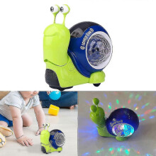 Jouet escargot rampant pour enfant Jouets électriques musicaux lumineux Voiture Bébés Filles Garçons Cadeau