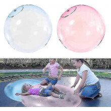 2pcs Kids Bubble Ball Toy Giant Inflatable Water Beach Rubber Ball Jelly Balloon Ballskids Bubble Ball Toy Giant Inflatable Water Beach Rubber Ball