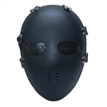 (BK) Paintball Tactical Mask Classic Style Impact Resistance Steel Mesh Protective Mask For Shooting Hunting Arisoft Full Mask