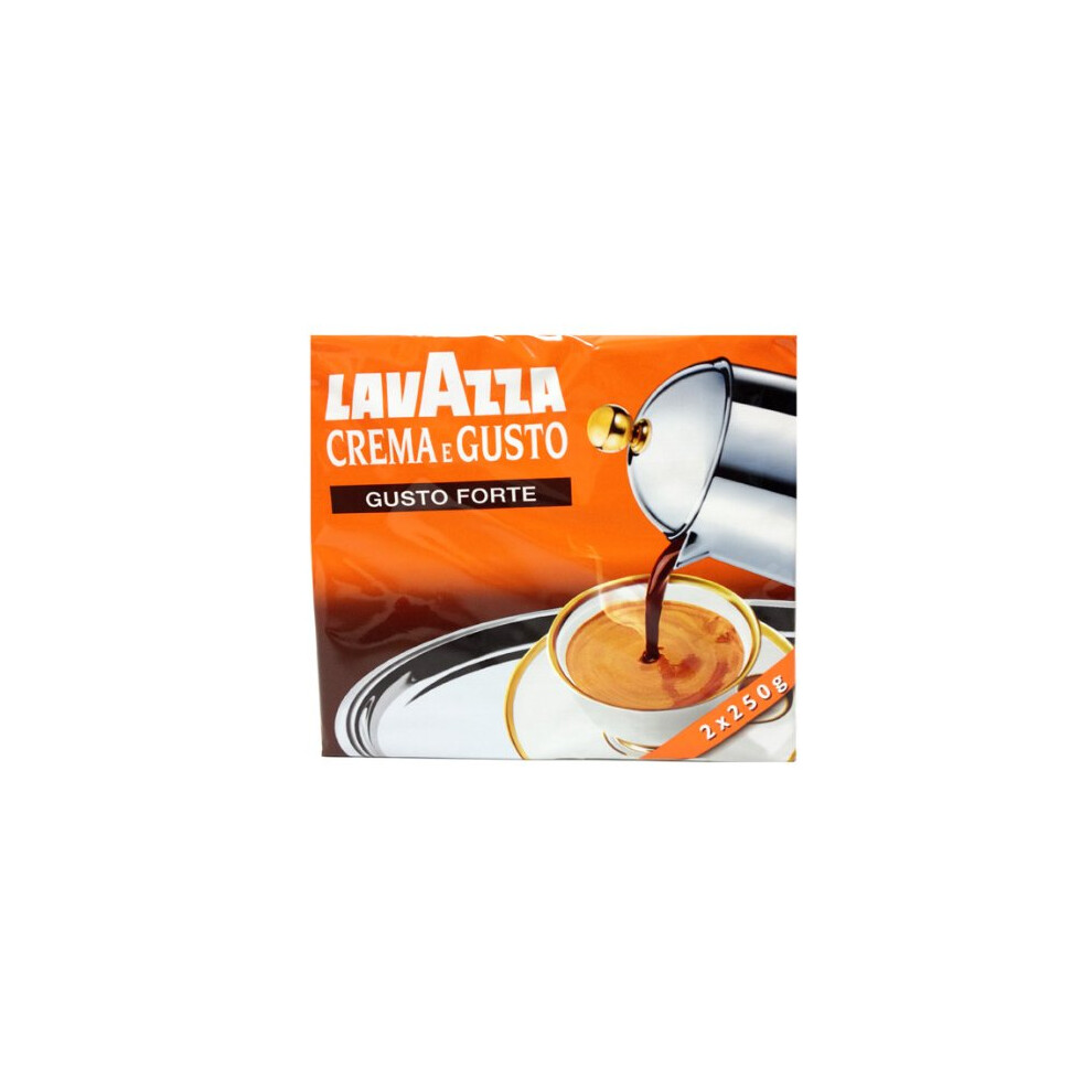 Lavazza 4X Crema E Gusto Forte Strong Ground Italian Coffe Espresso 250G