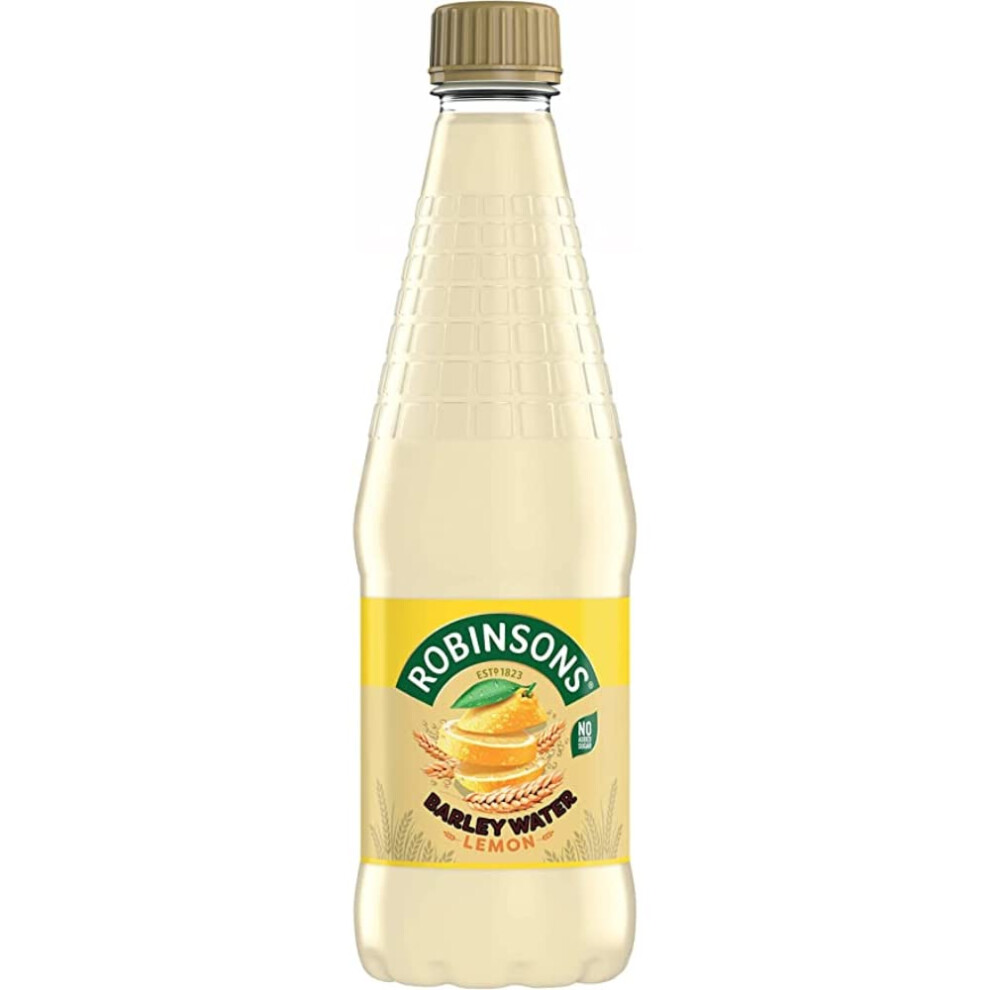 Robinsons Barley Water - Real Fruit Squash, Low Calorie - Lemon - 850 Ml (Pack Of 6)