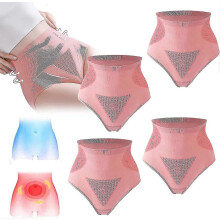 4 Pack Slimorypro Graphene Honeycomb Vaginal Tightening Body Shaping Briefs,graphene Honeycomb Body Shaping Briefs for Women Girls