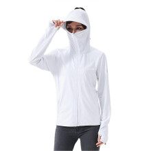 Thin Sun Protective Clothing with Hood Comfortable Uv-proof Sun Clothes for Summer Daily Wear
