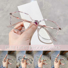 Blue Light Blocking Glasses Anti Eye Strain Fashion Big Frame Glasses for Reading Play Computer New