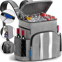 Insulated Cooler Backpack - Keeps 54 Cans Cold for Up To 24 Hours - Waterproof Leak Proof Soft Cooler Bag - Insulated Backpack Cooler - Lunch Backpa
