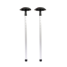 2X Golf Club Stiff Arm, Travel Bag Support Rod Stick with Anti-Impact Cover,Foldable