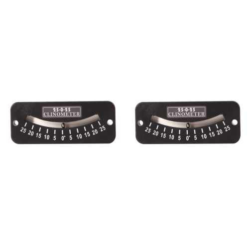 2X 25-0-25 Inclinometer Mini Protractor Angle Measuring Instrument Tilt Gauge Slope Meter