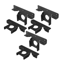 6 Pack Heavy Duty Pergola Corner Brackets Extension 3-Way T for 4 X Post Bracket Gazebo Kit