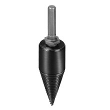 Doitool 32mm Hexagonal Handle Chopping Wood Drill Firewood Drill Bit Chop Wood Splitting Tool (dia. 8mm, Hex Handle)
