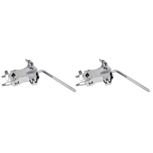 2X Drum Clamp Metal Stand Extension Clip Rod Connecting Bracket Percussion Accessories Instruments
