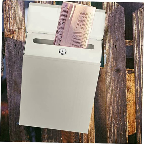 2X Mailbox Office Mailboxes Mail Boxes Outdoor Wall Mounted Locking Wall- Key Drop Box 2