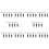 40Pcs Washing Machine Carbon Brushes 154740 Motor for 2