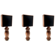 3X Personalized Beer Handle Home Brew Wooden Tap Handle, Reusable Chalkboard DIY Craft Faucet Handles Bar Decor