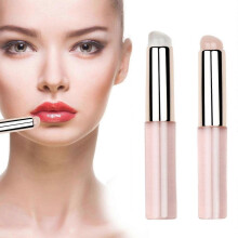 (Pink Head)Silicone Lip Brush | Concealer Makeup Brush - Makeup Tool, High Elastic Silicone Brush for Even & Detailed Application On