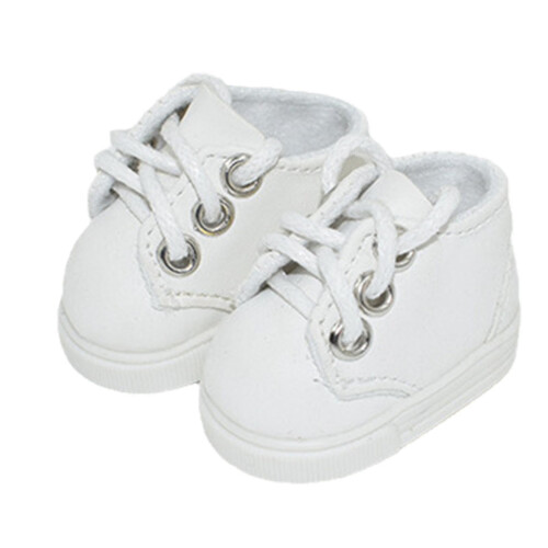 (Blanc)20cm Chaussures de poupée en peluche mignonne