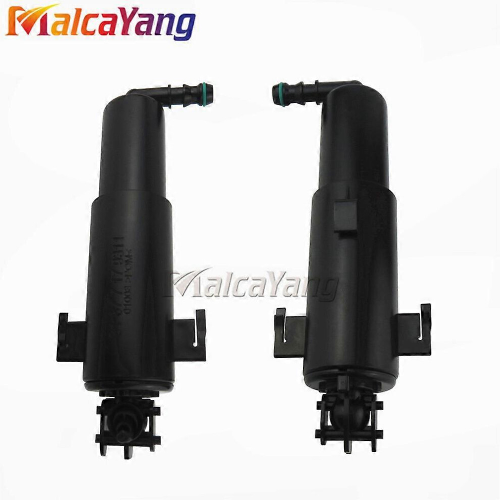 (1 Pair) Headlight Cleaning Gun Headlamp Washer Nozzle Pump Cylinder 61677179311 For Bmw 3Series E90 E91 E92 E93 2006-2011 61674449335 5014561721231