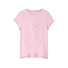 (12, Pink Flower) LightHouse Women's Causeway Short Sleeve Tee - Ladies Cotton Stretch T-Shirt