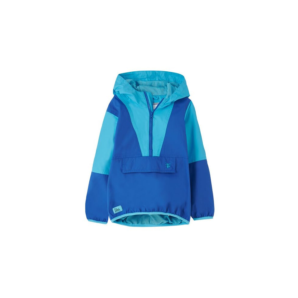 Lighthouse (4-5 Yrs, Blue Navy) Boys' Ryan Waterproof Coat - Kids' Half-Zip Cagoule With Hood