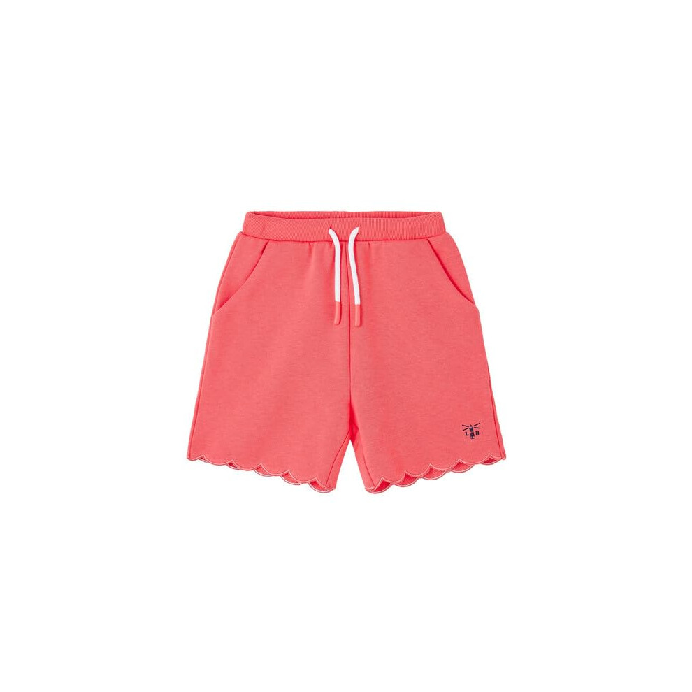 Lighthouse (2-3 Yrs, Coral) Girls' Lou Lou Jersey Shorts - Kids' Cotton Rich Shorts