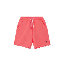 (4-5 Yrs, Coral) LightHouse Girls' Lou Lou Jersey Shorts - Kids' Cotton Rich Shorts