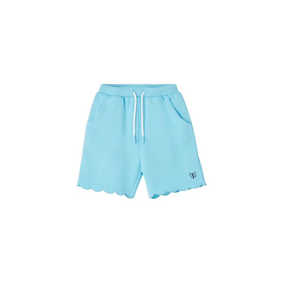 Lighthouse (5-6 Yrs, Blue) Girls' Lou Lou Jersey Shorts - Kids' Cotton Rich Shorts