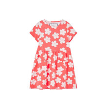 (7-8 Yrs, Floral Print) LightHouse Girls' Marnie Jersey Dress - Kids' Cotton Stretch Dress