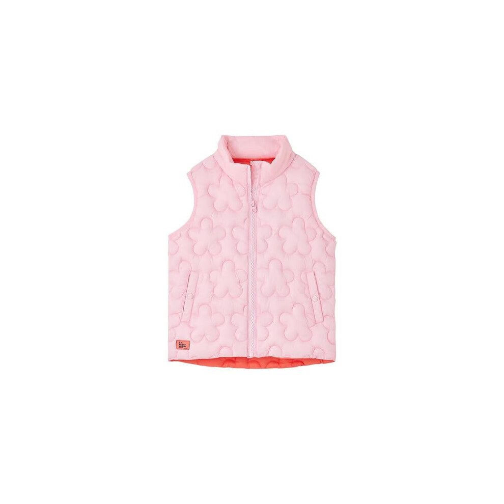 Lighthouse (4-5 Yrs, Baby Pink) Girls Amber Gilet - Kids Padded Vest With Recycled Fill