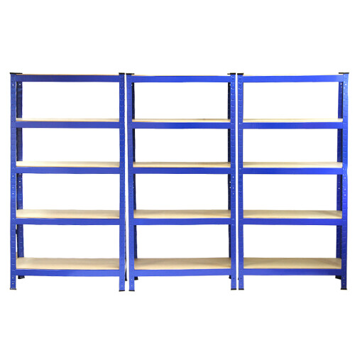 Ράφια Monster Racking T-Rax Heavy Duty, Μπλε, Π 75 cm, Β 30 cm, Σετ 3 τεμαχίων 2