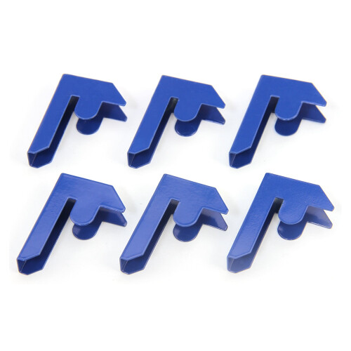6 Connecteurs de Rayonnage T-Rax Bleus 1