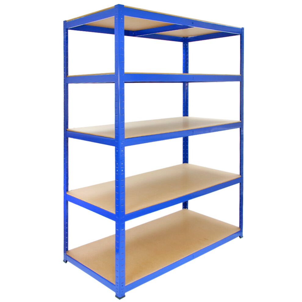 10 Garage Warehouse T-Rax Steel Blue 5 Tier 120cm Racking Shelving Storage Units