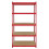 5 Rayonnages Z-Rax Rouges 90cm x 183cm x 45cm 2