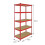 5 Rayonnages Z-Rax Rouges 90cm x 183cm x 45cm 5