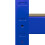 Monster Racking T-Rax Eckregal 90cm L x 45cm B - Blau 7