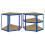 Monster Racking T-Rax Eckregal 90cm L x 45cm B - Blau 3