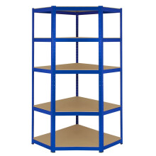 Półka narożna Monster Racking T-Rax, niebieska, 90 cm szerokości