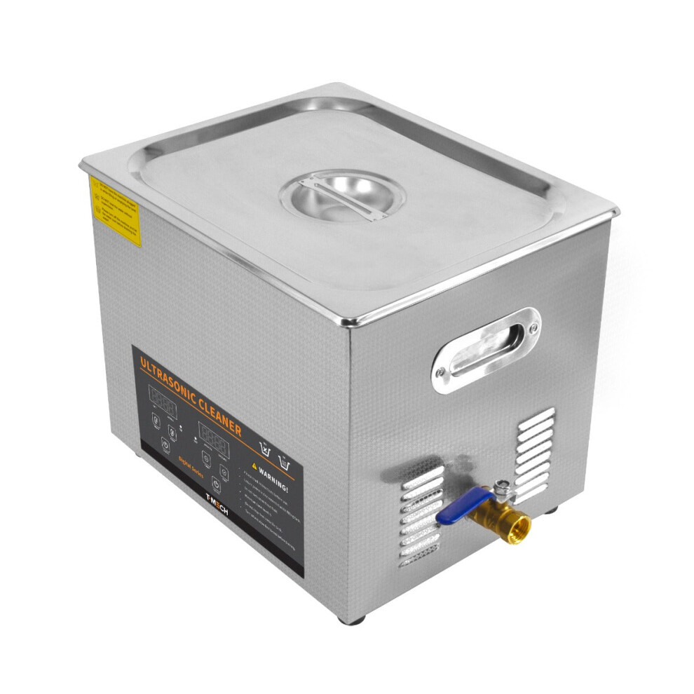 Digital Ultrasonic Cleaner 10L Steel Ultra Sonic Bath Cleaning Tank Timer Heater