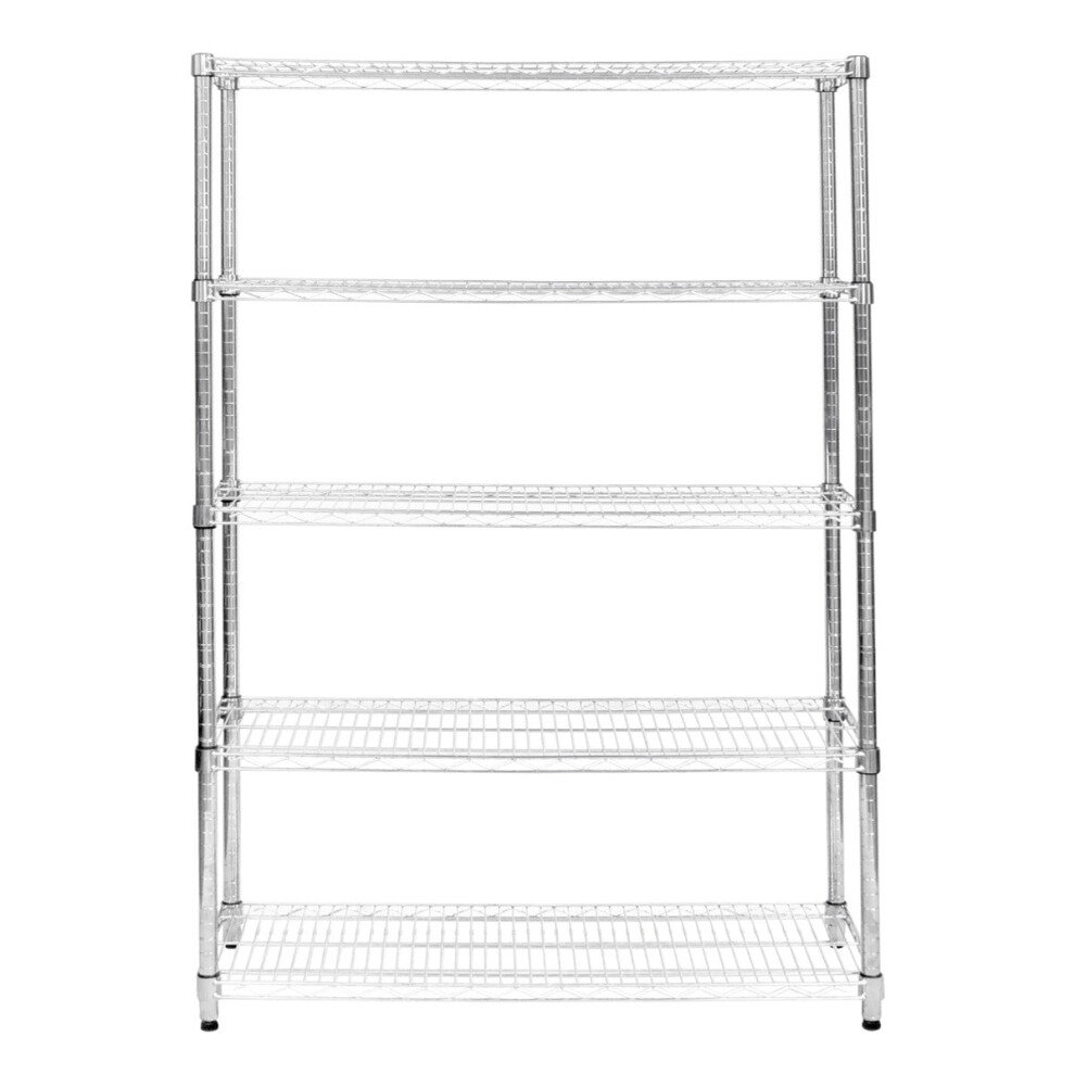 Wire Shelving Rack 5 Tier Metal Storage Shelf Unit Stand Kitchen Office Garage