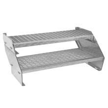Escalera Galvanizada Ajustable de 2 Secciones ? 900mm de Ancho Escalera de Metal