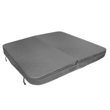 Cubierta Impermeable Gris para Spa 2,1m x 2,1m Exterior Jard?n Funda Spa