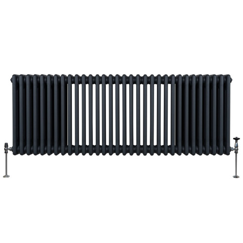 Παραδοσιακό καλοριφέρ 3 στηλών - 600 x 1462 mm - γκρι ανθρακί 1