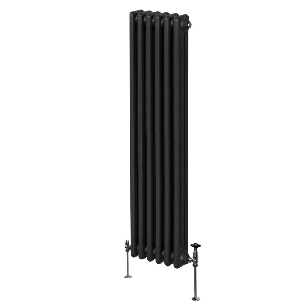 Radiateur Traditionnel ? 3 colonnes Chauffage Vertical Noir 1800 x 292mm