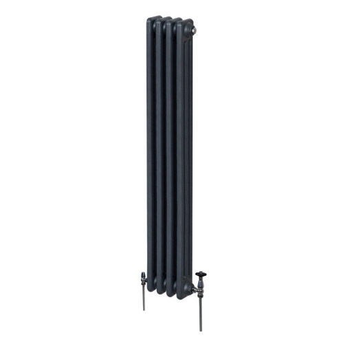 Παραδοσιακό καλοριφέρ 3 στηλών - 1800 x 202 mm - γκρι ανθρακί