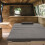 Divano Letto Camper L con Cuscini, 180x120cm, Ripiani e Reti, Design Scorrevole 2