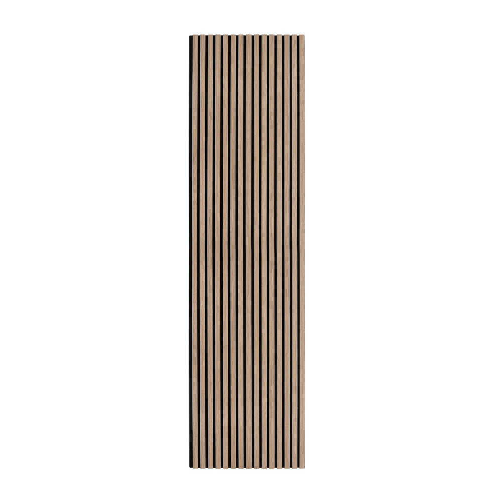 Acoustic Slat Wall Panels - Light Walnut